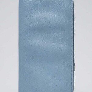Prada Astrale Saffiano Leather Zip Travel Wallet 2M1220